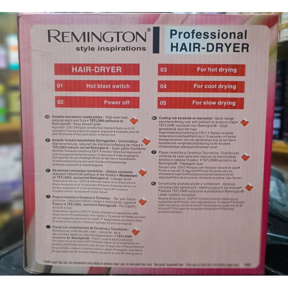 Remington Professional Hair Style Inspirations Hair Dryer S1005